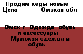 Продам кеды новые  › Цена ­ 1 800 - Омская обл., Омск г. Одежда, обувь и аксессуары » Мужская одежда и обувь   